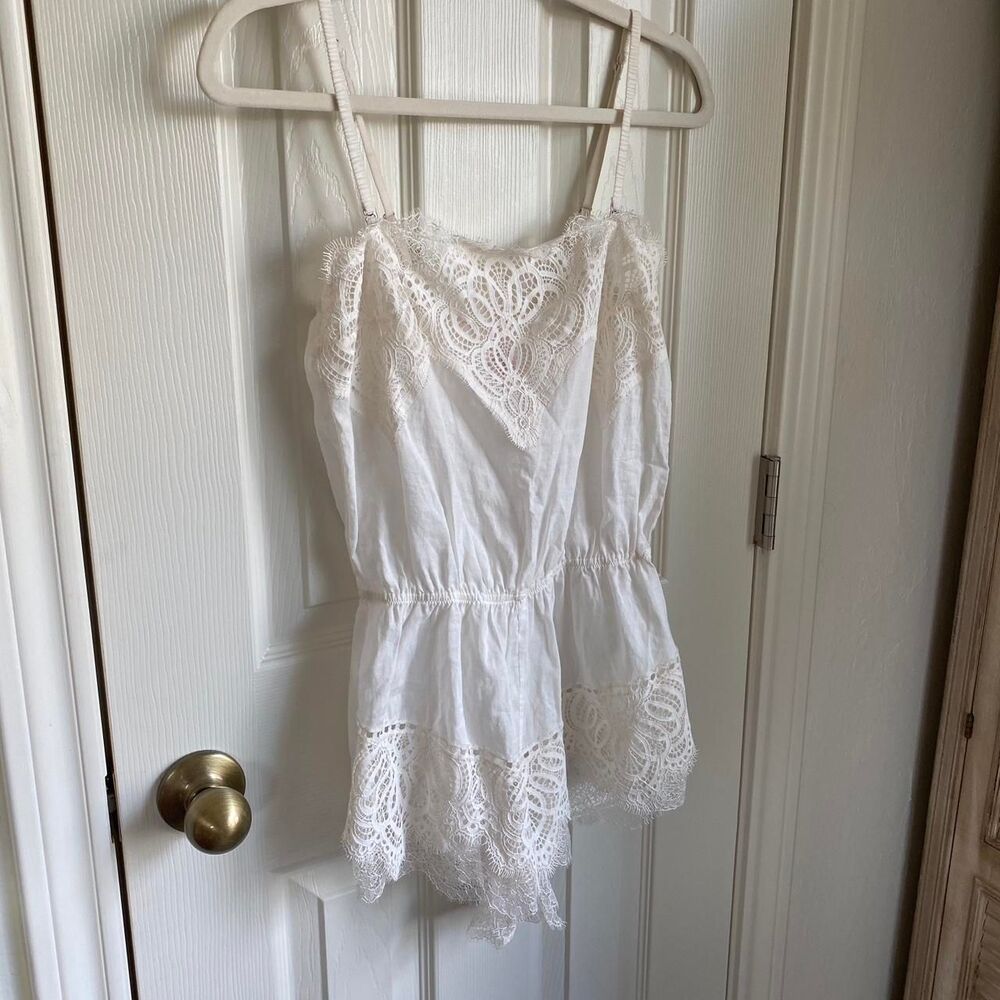 Victoria-s-secret Women's White Playsuit-romper